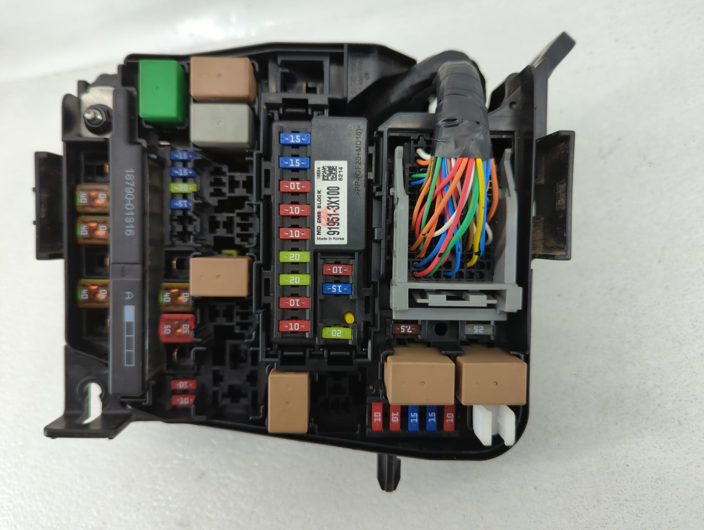 2014-2016 Kia Forte Fusebox Fuse Box Panel Relay Module P/N:91208 A7892 Fits Fits 2014 2015 2016 OEM Used Auto Parts - Oemus
