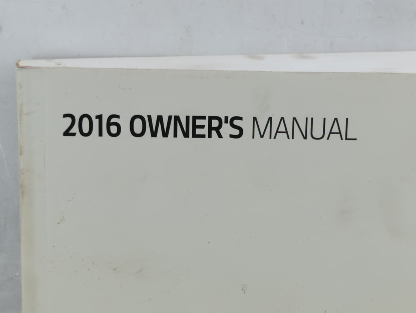 2016 Kia Forte Owners Manual Book Guide P/N:GA70-EU55C OEM Used Auto Parts - Oemusedautoparts1.com