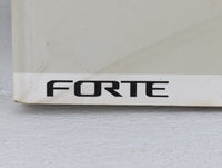2016 Kia Forte Owners Manual Book Guide P/N:GA70-EU55C OEM Used Auto Parts - Oemusedautoparts1.com