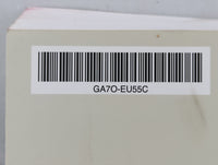 2016 Kia Forte Owners Manual Book Guide P/N:GA70-EU55C OEM Used Auto Parts - Oemusedautoparts1.com