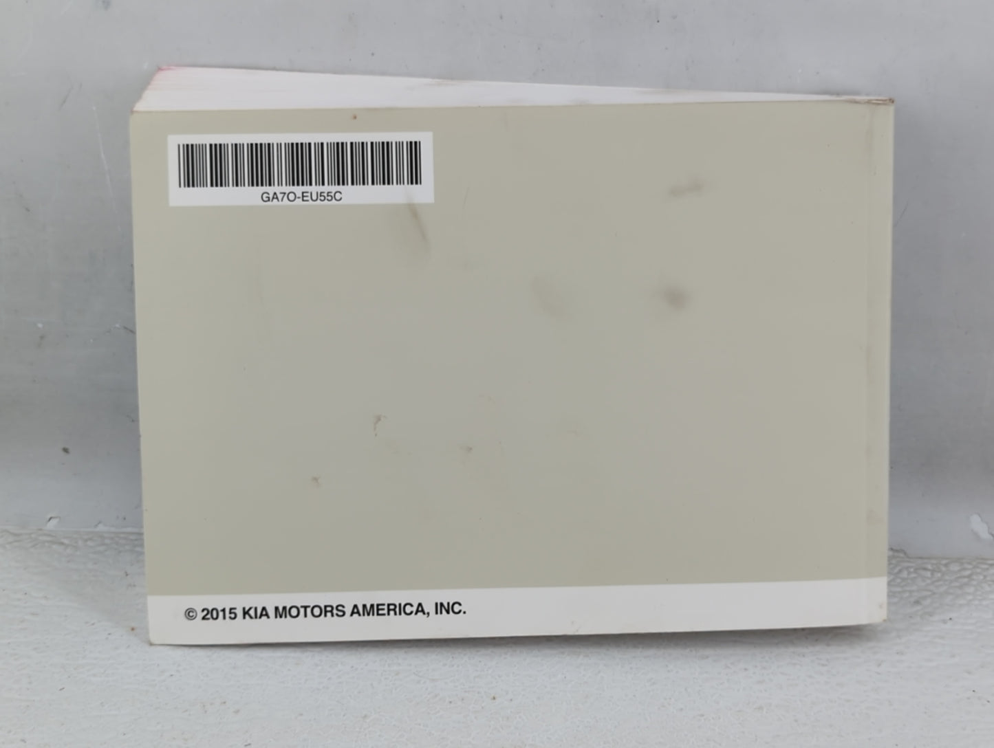 2016 Kia Forte Owners Manual Book Guide P/N:GA70-EU55C OEM Used Auto Parts - Oemusedautoparts1.com