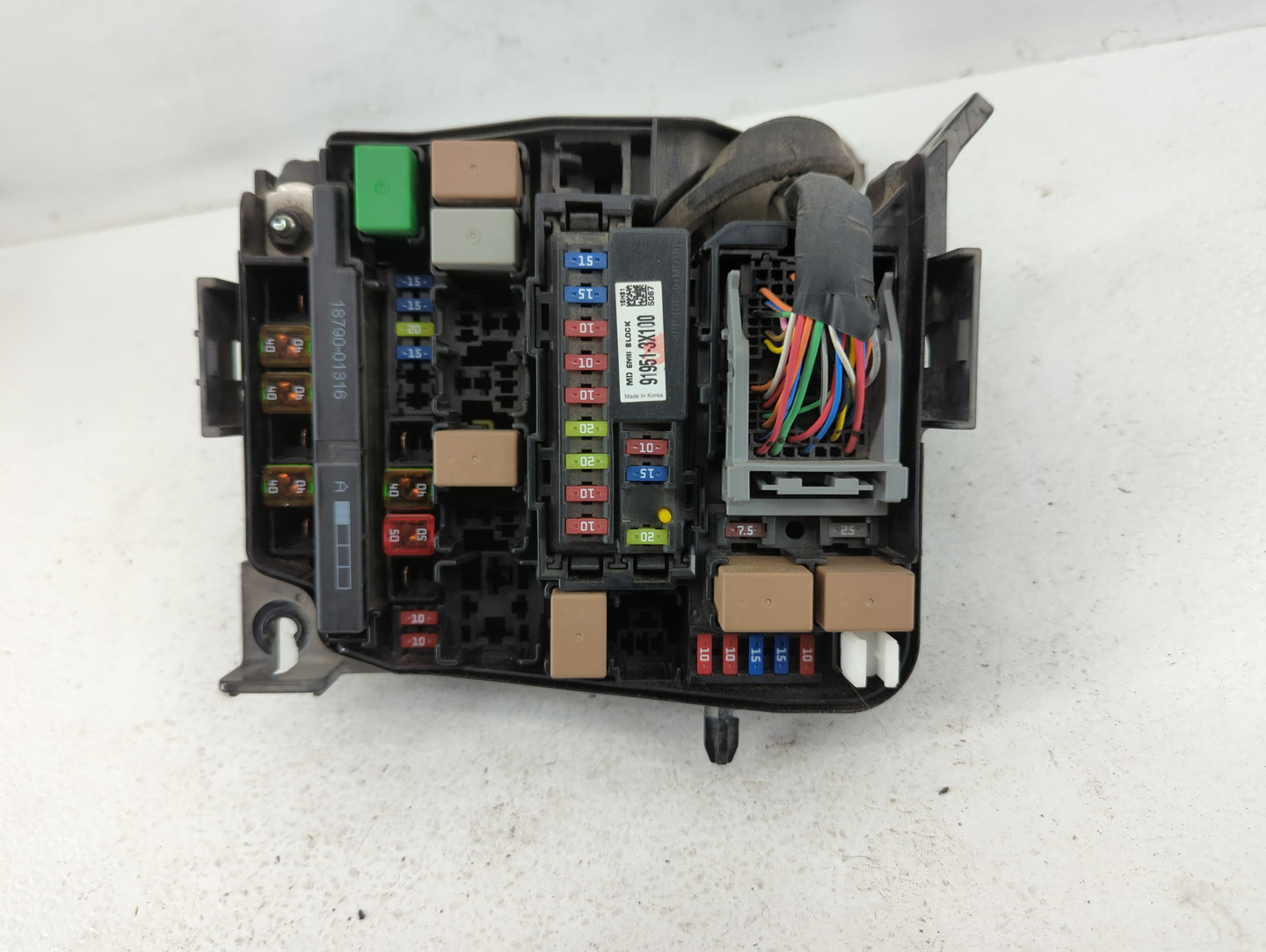 2014-2016 Kia Forte Fusebox Fuse Box Panel Relay Module P/N:91204 A7632 Fits Fits 2014 2015 2016 OEM Used Auto Parts - Oemus