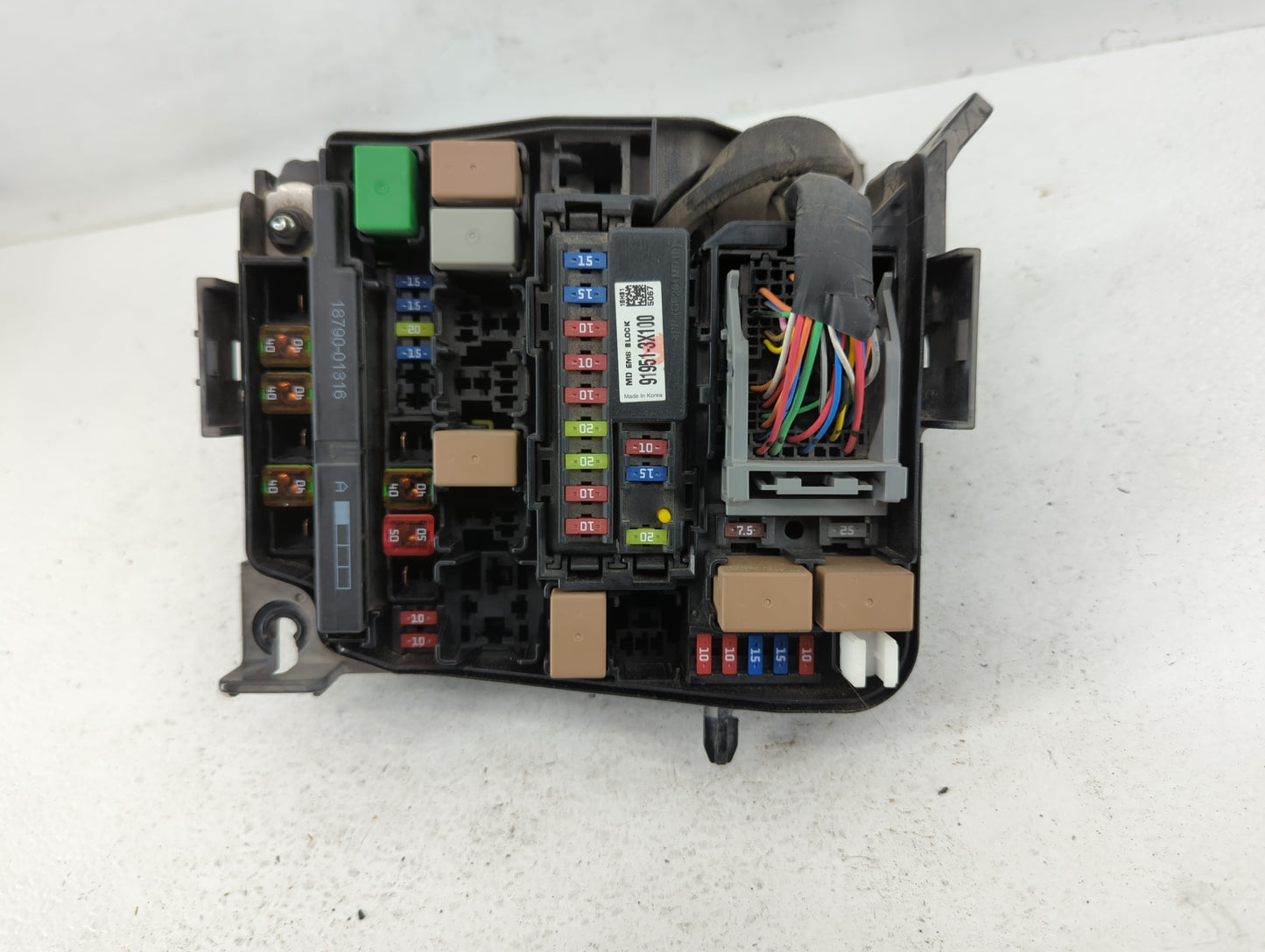 2014-2016 Kia Forte Fusebox Fuse Box Panel Relay Module P/N:91204 A7632 Fits Fits 2014 2015 2016 OEM Used Auto Parts - Oemus