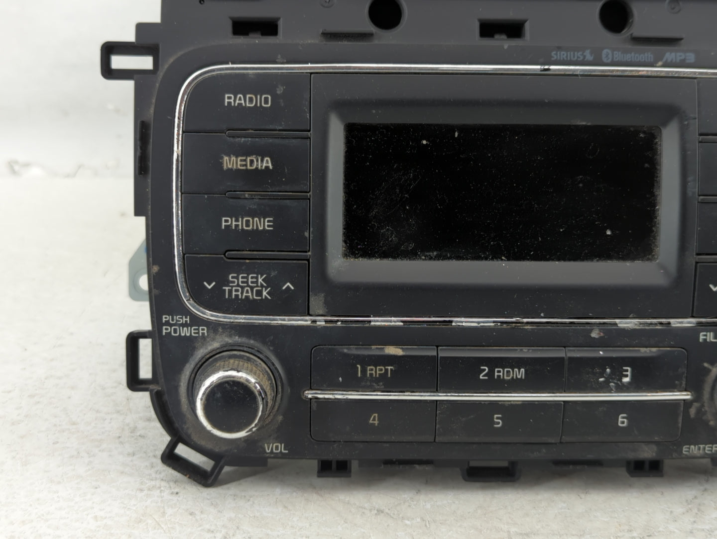 2014-2016 Kia Forte Radio AM FM Cd Player Receiver Replacement P/N:96170-A7171WK Fits Fits 2014 2015 2016 OEM Used Auto Part