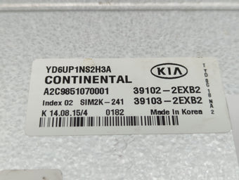 compare product 2016 Kia Forte PCM Engine Control Computer ECU ECM PCU OEM P/N:39103-2EB2 39102-2EXB2 Fits OEM Used Auto Parts