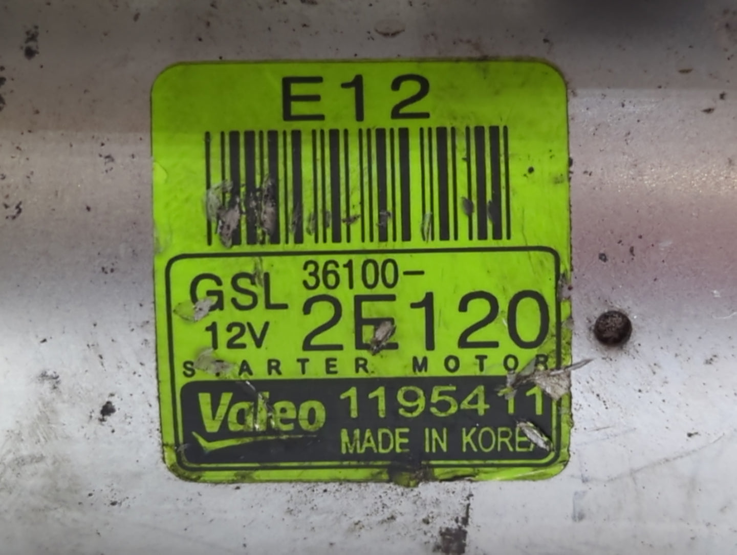 2014-2016 Kia Forte Car Starter Motor Solenoid OEM P/N:36100-2E120 Fits Fits 2012 2013 2014 2015 2016 OEM Used Auto Parts - 