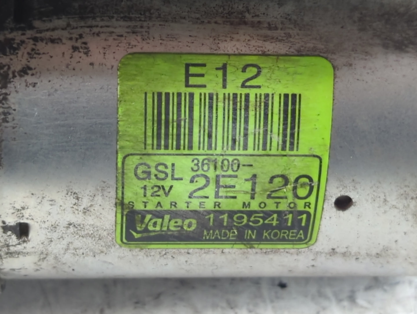 2014-2016 Kia Forte Car Starter Motor Solenoid OEM P/N:36100-2E120 Fits Fits 2012 2013 2014 2015 2016 OEM Used Auto Parts - 