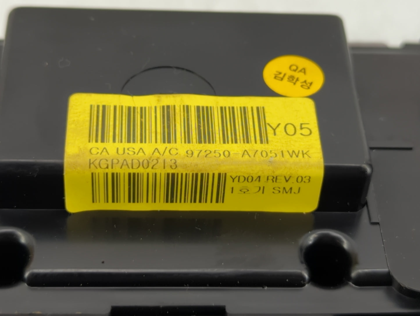 2014-2016 Kia Forte Climate Control Module Temperature AC/Heater Replacement P/N:97250-A7051WK Fits Fits 2014 2015 2016 OEM 