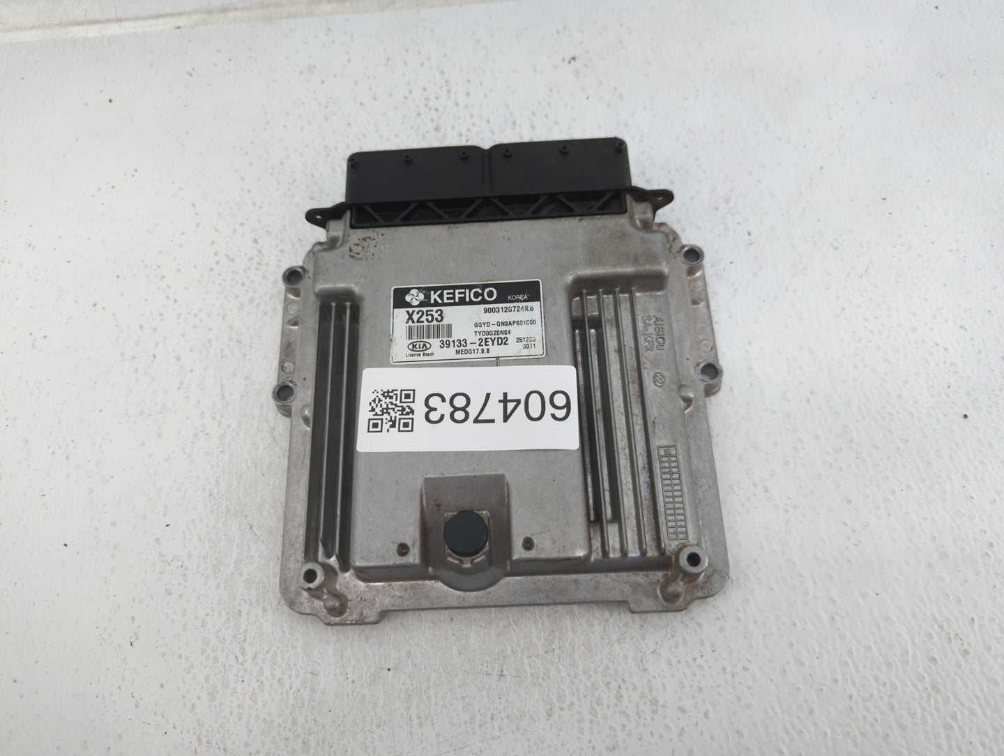 2016 Kia Forte PCM Engine Control Computer ECU ECM PCU OEM P/N:39133-2EYD2 Fits OEM Used Auto Parts - Oemusedautoparts1.com