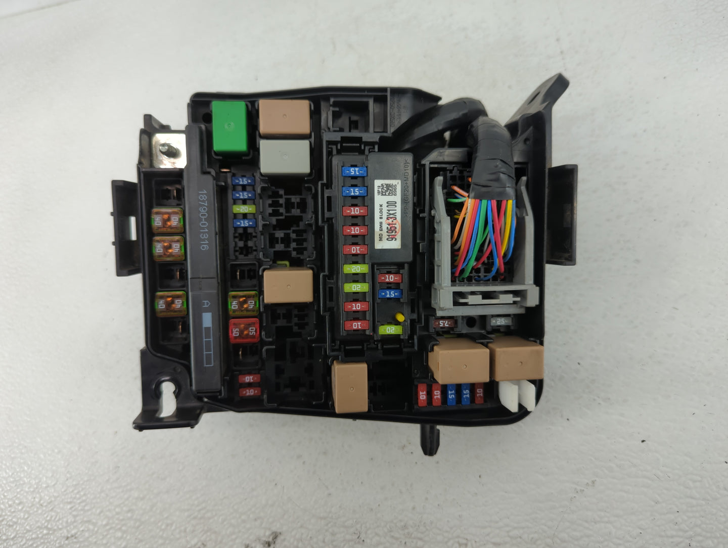 2014-2016 Kia Forte Fusebox Fuse Box Panel Relay Module P/N:91950-3X510 91203-A7482 Fits Fits 2014 2015 2016 OEM Used Auto P