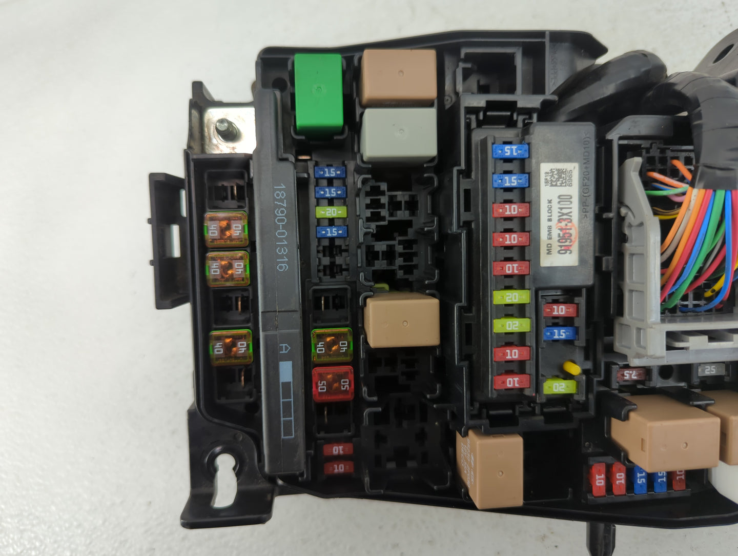 2014-2016 Kia Forte Fusebox Fuse Box Panel Relay Module P/N:91950-3X510 91203-A7482 Fits Fits 2014 2015 2016 OEM Used Auto P