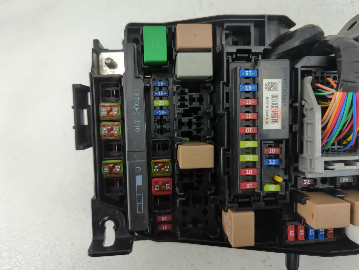 2014-2016 Kia Forte Fusebox Fuse Box Panel Relay Module P/N:91950-3X510 91203-A7482 Fits Fits 2014 2015 2016 OEM Used Auto P