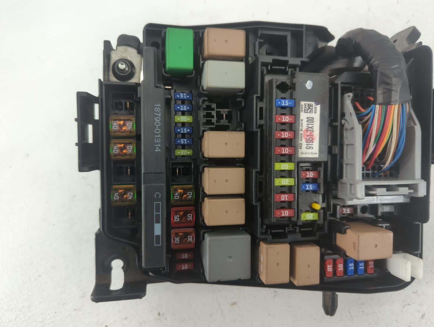 2014-2016 Kia Forte Fusebox Fuse Box Panel Relay Module P/N:91213 A7063 Fits Fits 2014 2015 2016 OEM Used Auto Parts - Oemus