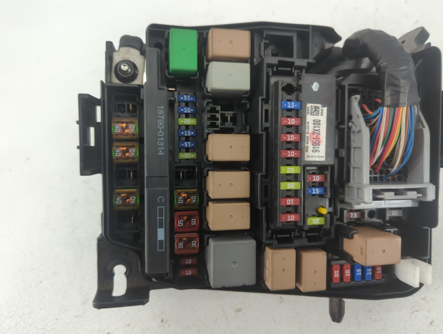 2014-2016 Kia Forte Fusebox Fuse Box Panel Relay Module P/N:91213 A7063 Fits Fits 2014 2015 2016 OEM Used Auto Parts - Oemus