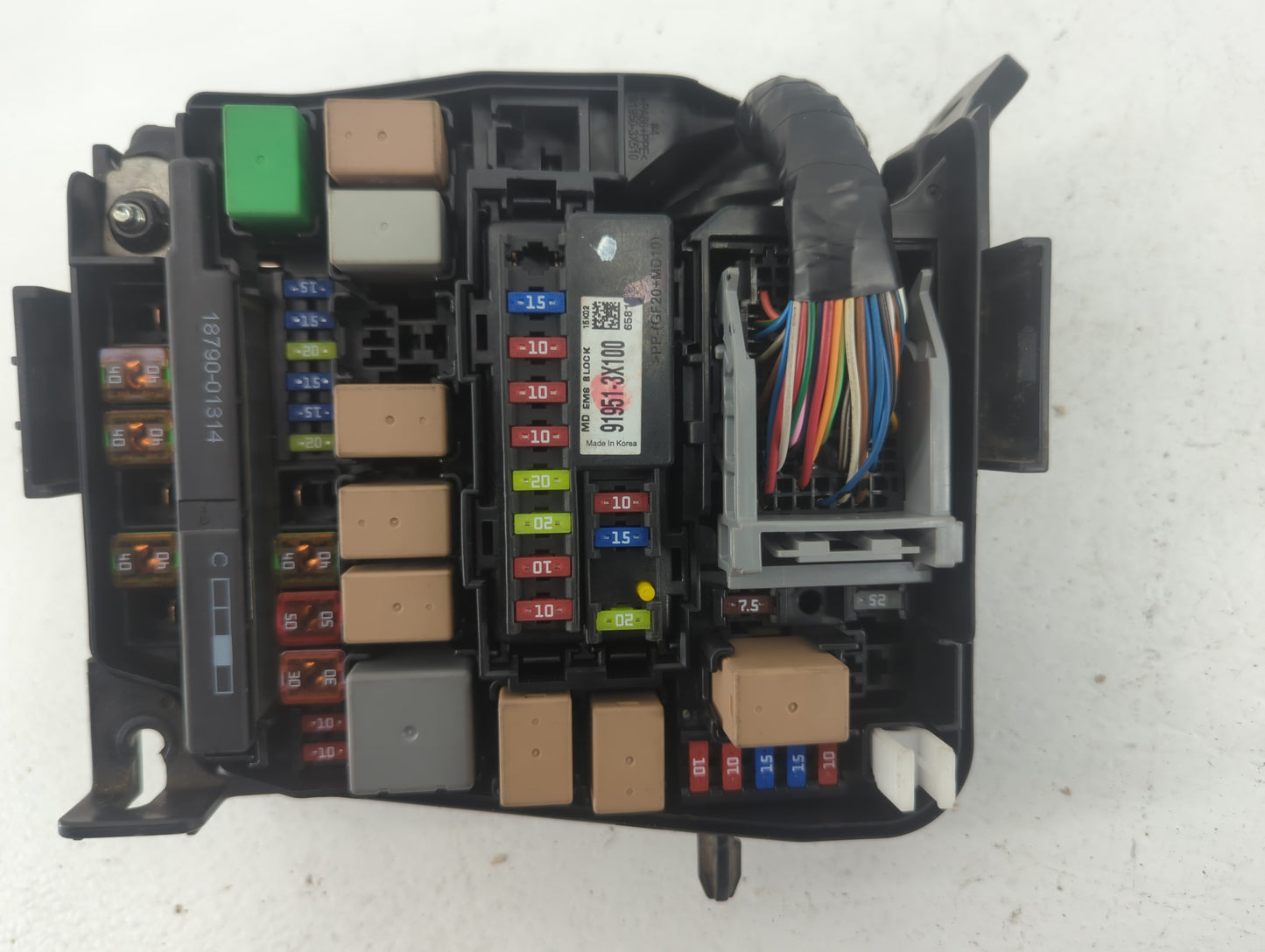 2014-2016 Kia Forte Fusebox Fuse Box Panel Relay Module P/N:91213 A7063 Fits Fits 2014 2015 2016 OEM Used Auto Parts - Oemus