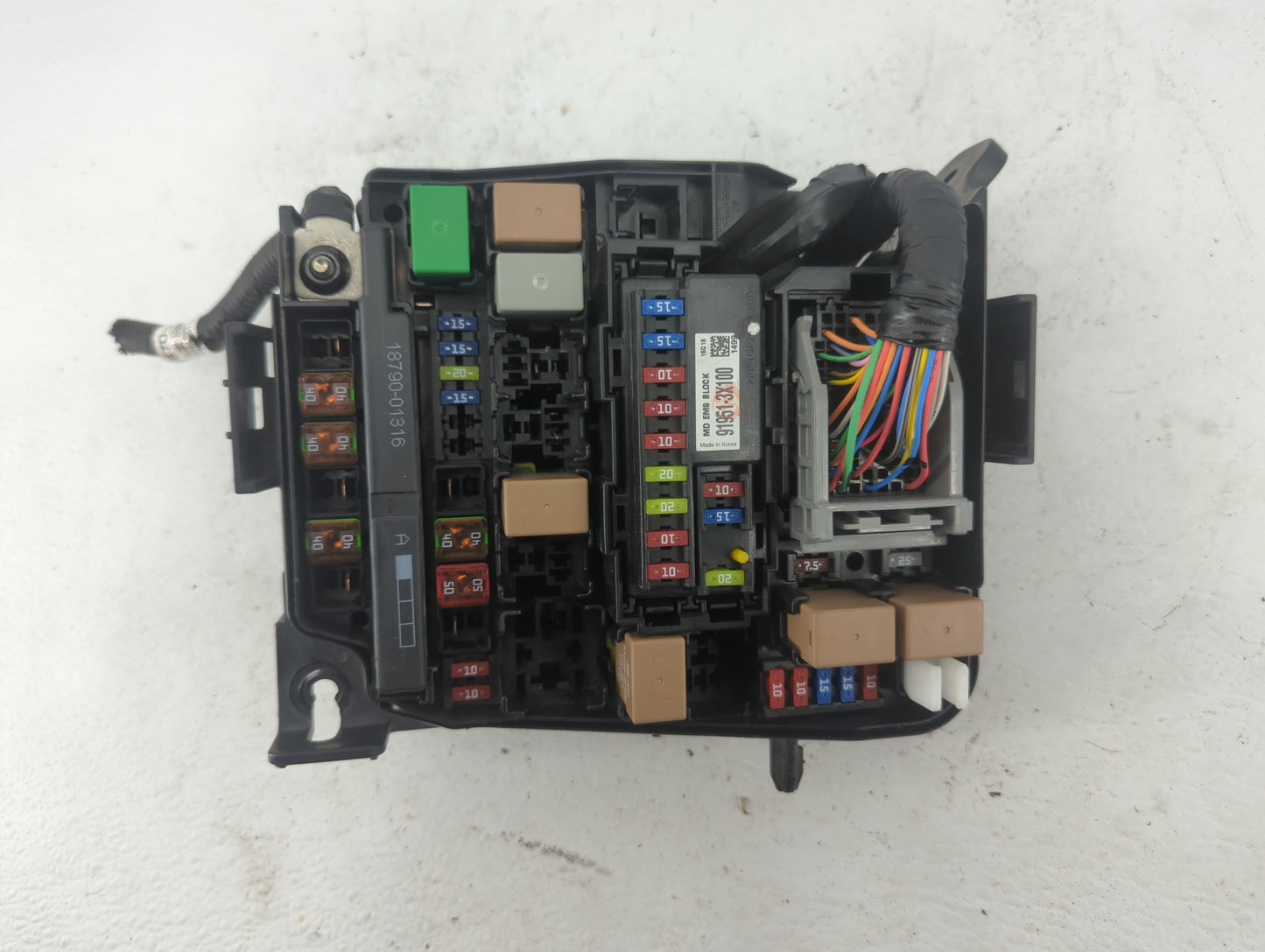 2014-2016 Kia Forte Fusebox Fuse Box Panel Relay Module P/N:91204 A7632 Fits Fits 2014 2015 2016 OEM Used Auto Parts - Oemus