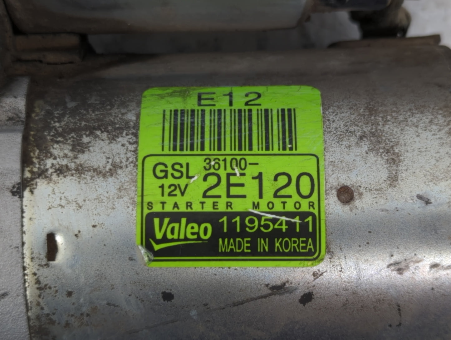 2014-2016 Kia Forte Car Starter Motor Solenoid OEM P/N:36100-2E120 Fits Fits 2012 2013 2014 2015 2016 OEM Used Auto Parts - 
