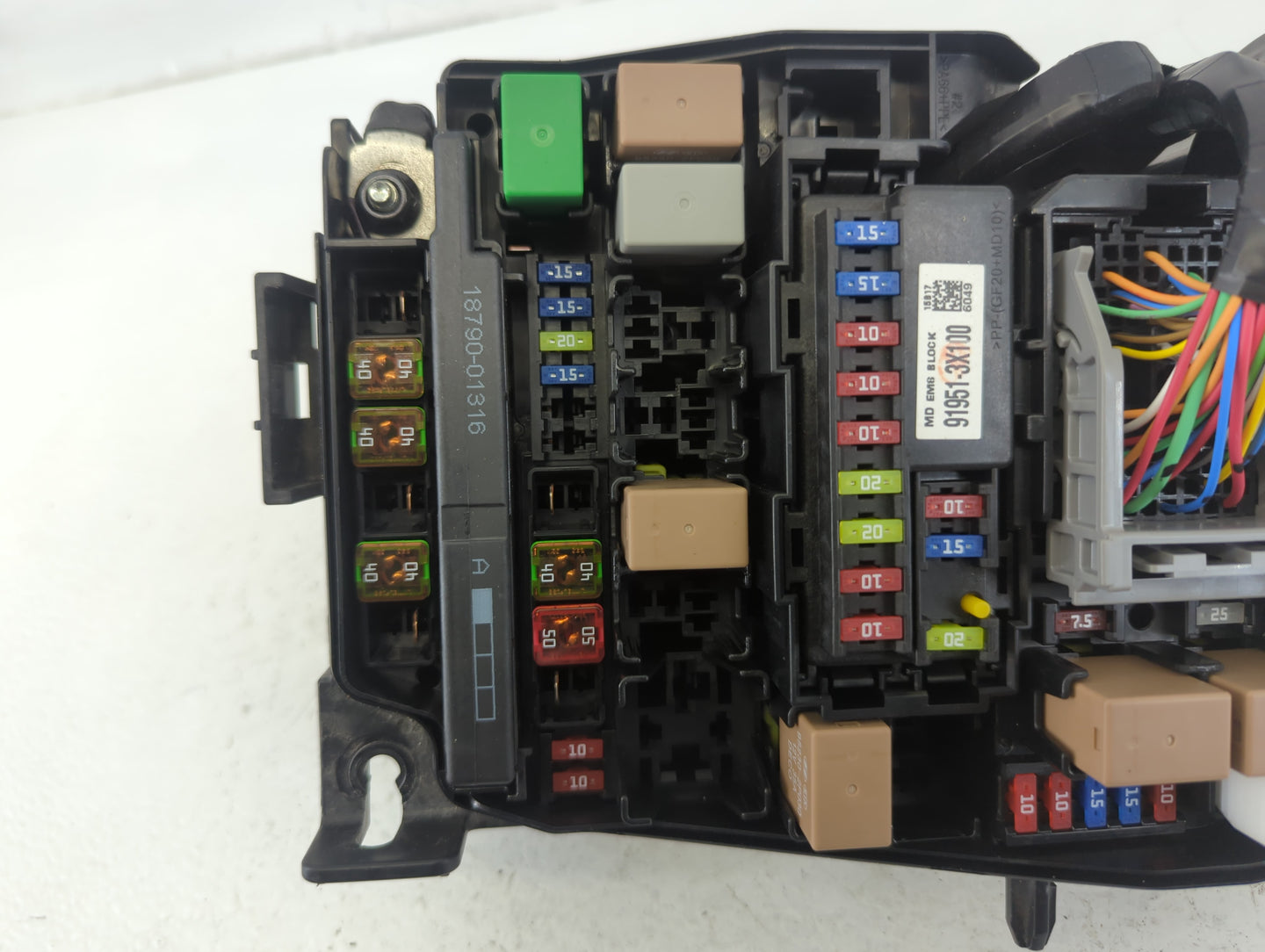 2014-2016 Kia Forte Fusebox Fuse Box Panel Relay Module P/N:91204 A7632 Fits Fits 2014 2015 2016 OEM Used Auto Parts - Oemus