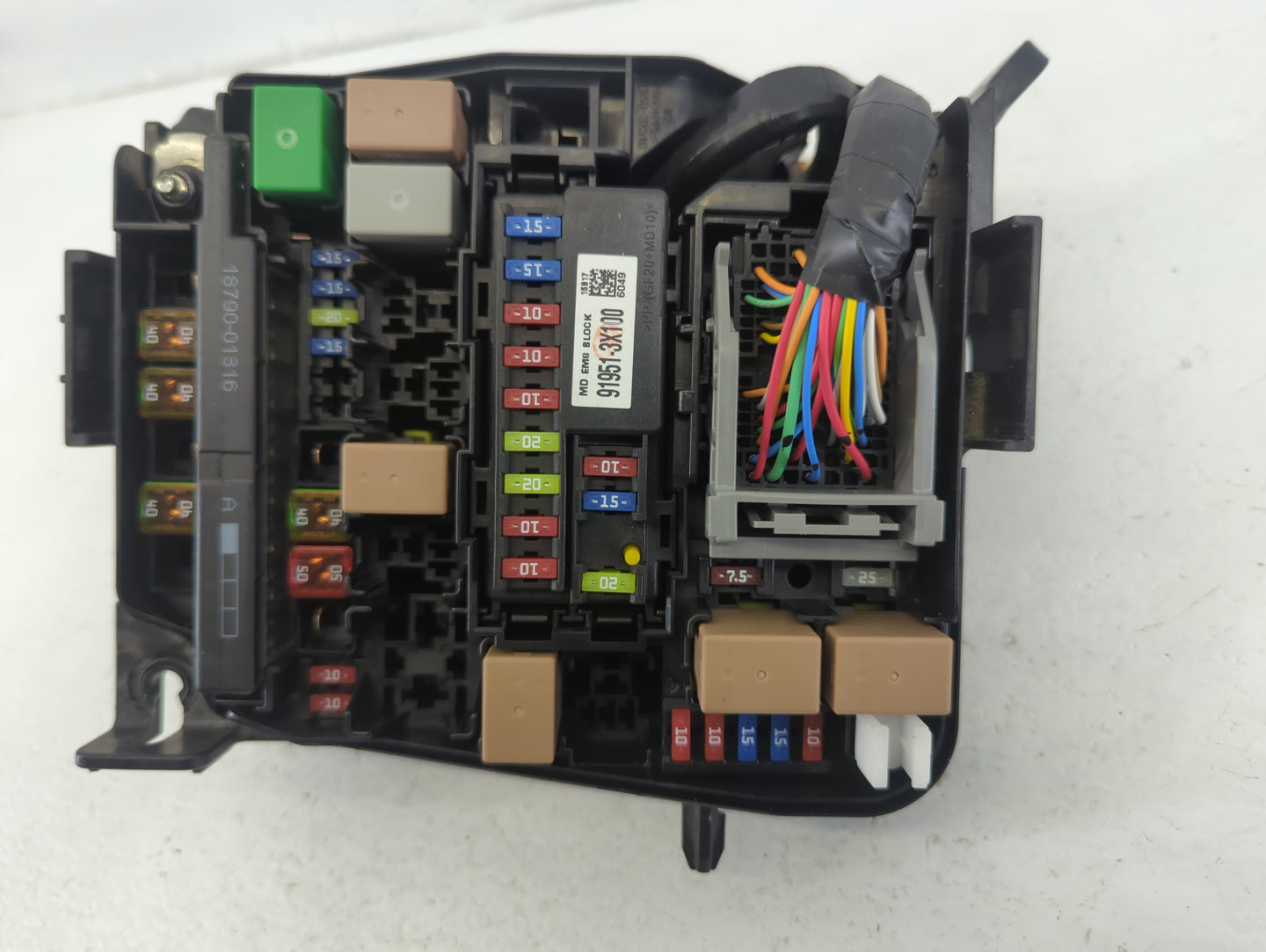 2014-2016 Kia Forte Fusebox Fuse Box Panel Relay Module P/N:91204 A7632 Fits Fits 2014 2015 2016 OEM Used Auto Parts - Oemus