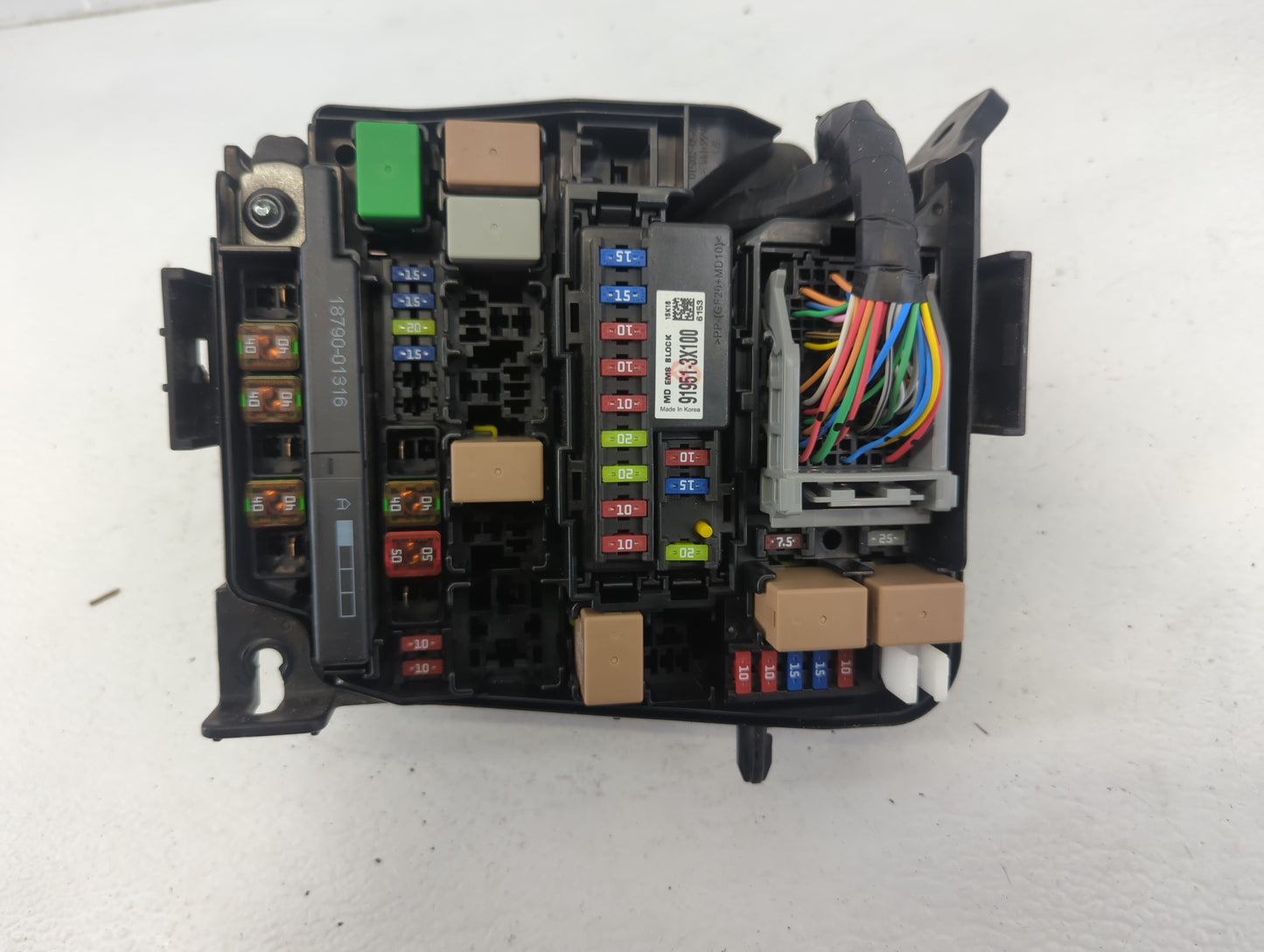 2014-2016 Kia Forte Fusebox Fuse Box Panel Relay Module P/N:91204 A7632 Fits Fits 2014 2015 2016 OEM Used Auto Parts - Oemus