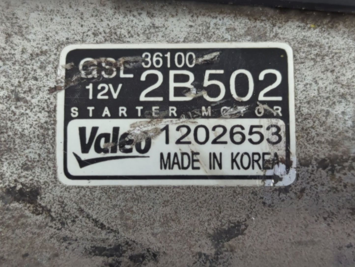 2014-2022 Kia Forte Car Starter Motor Solenoid OEM P/N:36100-2B502 1202653 Fits OEM Used Auto Parts - Oemusedautoparts1.com