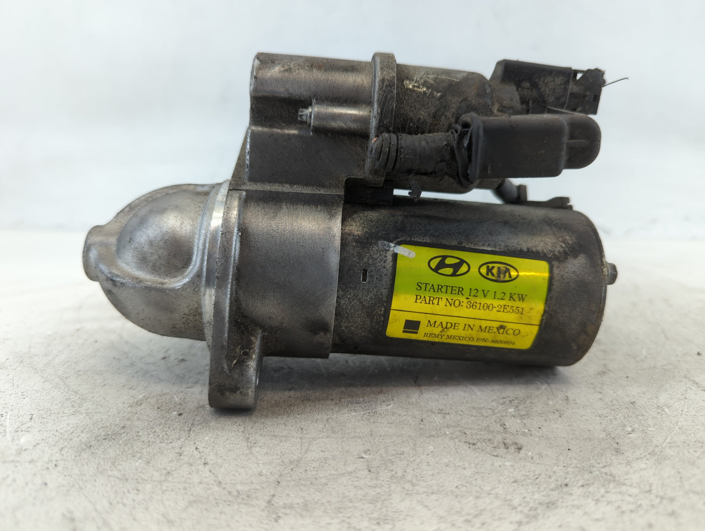 2014-2016 Kia Forte Car Starter Motor Solenoid OEM P/N:1195411 36100-2E120 Fits Fits 2012 2013 2014 2015 2016 OEM Used Auto 