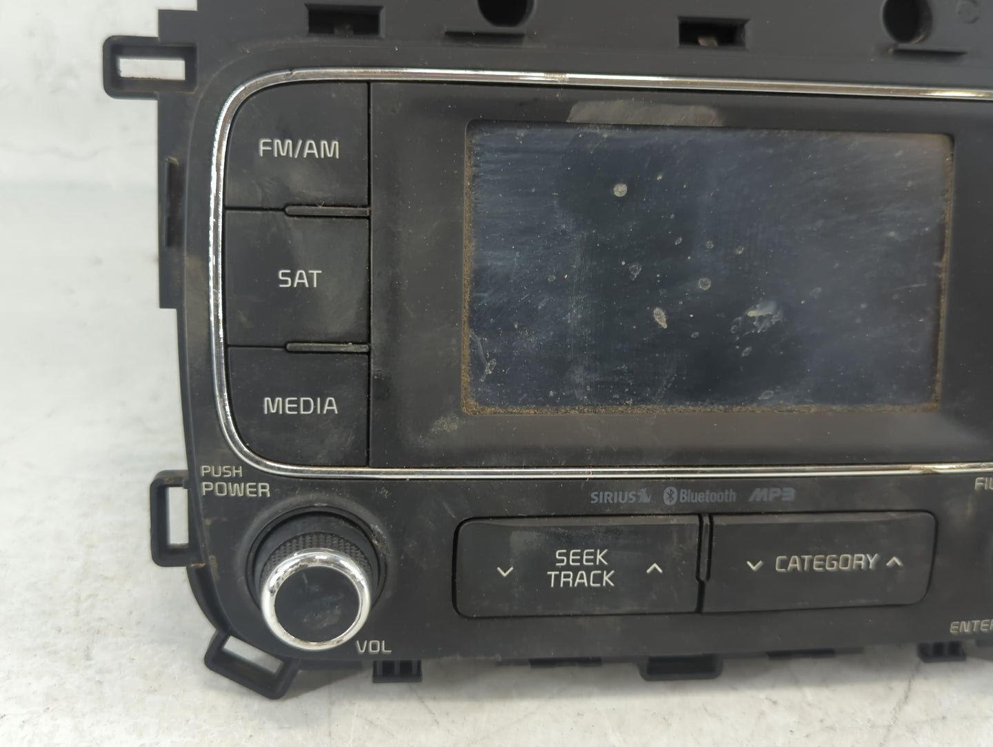2014-2016 Kia Forte Radio AM FM Cd Player Receiver Replacement P/N:96160-A7100WK Fits Fits 2014 2015 2016 OEM Used Auto Part