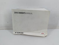 2016 Kia Forte Owners Manual Book Guide OEM Used Auto Parts - Oemusedautoparts1.com