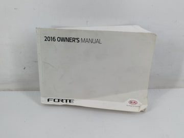 2016 Kia Forte Owners Manual Book Guide OEM Used Auto Parts - Oemusedautoparts1.com