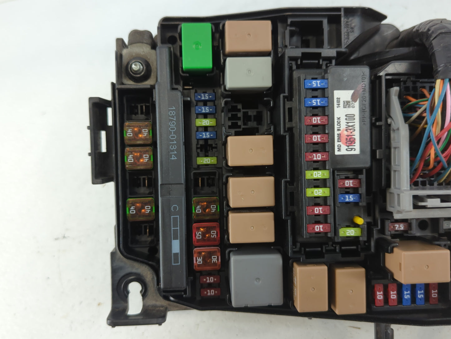 2014-2016 Kia Forte Fusebox Fuse Box Panel Relay Module P/N:91213 A7063 Fits Fits 2014 2015 2016 OEM Used Auto Parts - Oemus