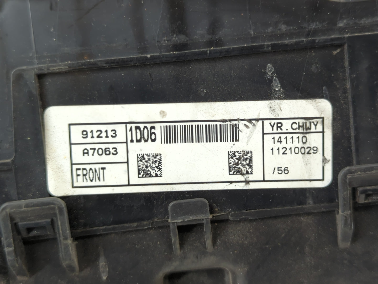 2014-2016 Kia Forte Fusebox Fuse Box Panel Relay Module P/N:91213 A7063 Fits Fits 2014 2015 2016 OEM Used Auto Parts - Oemus