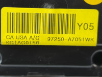 2014-2016 Kia Forte Climate Control Module Temperature AC/Heater Replacement P/N:97250-A7051WK Fits Fits 2014 2015 2016 OEM 