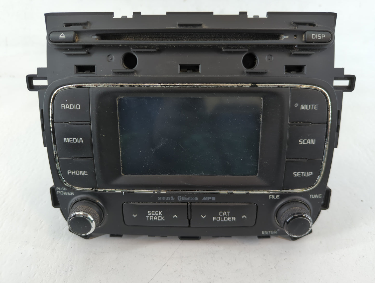 2015-2016 Kia Forte Radio AM FM Cd Player Receiver Replacement P/N:96180-A7290WK Fits Fits 2015 2016 OEM Used Auto Parts - O
