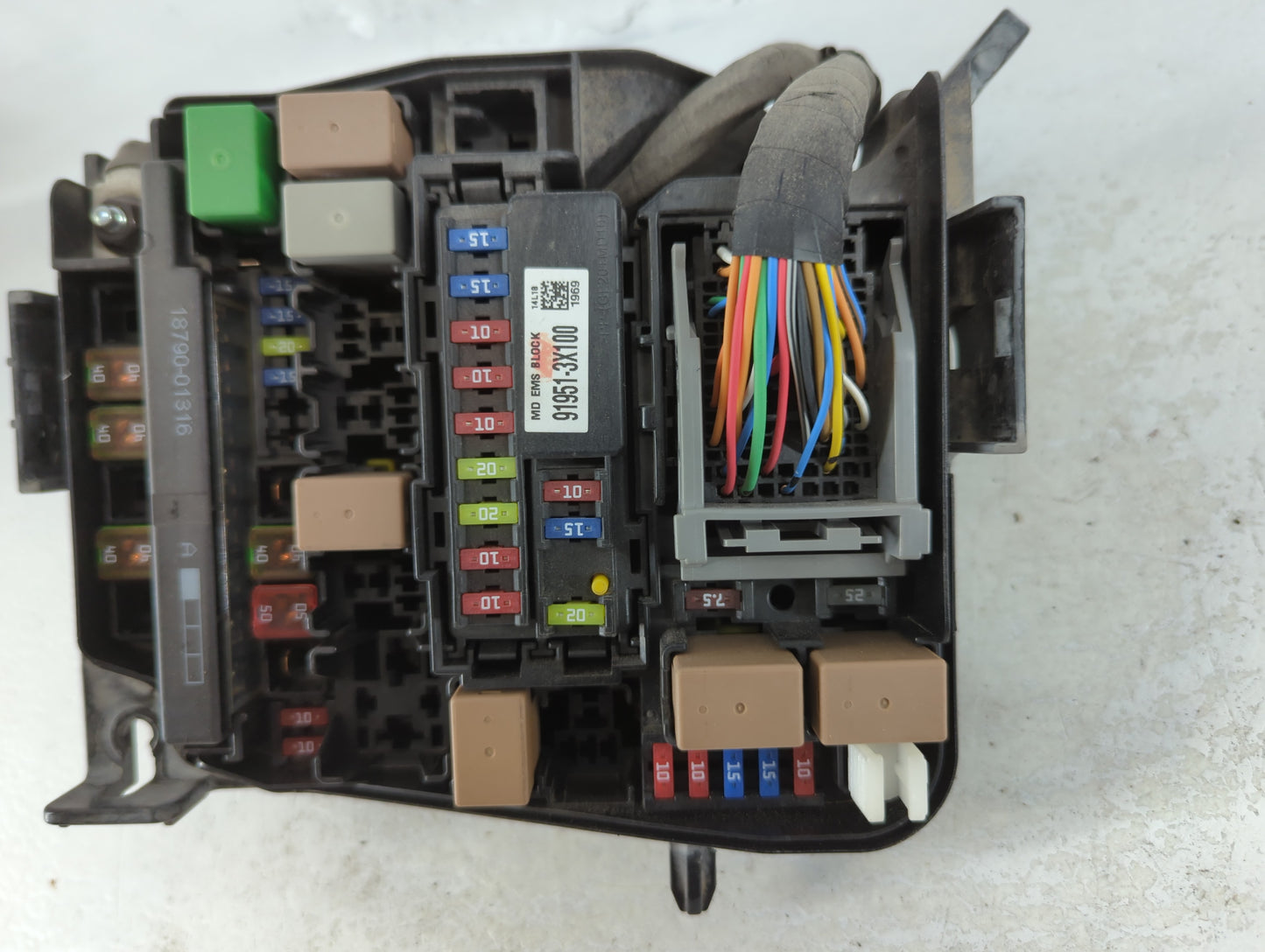 2014-2016 Kia Forte Fusebox Fuse Box Panel Relay Module P/N:91208 A7892 Fits Fits 2014 2015 2016 OEM Used Auto Parts - Oemus