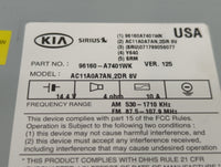 Kia Forte Am Fm Cd Player Radio Receiver - Oemusedautoparts1.com