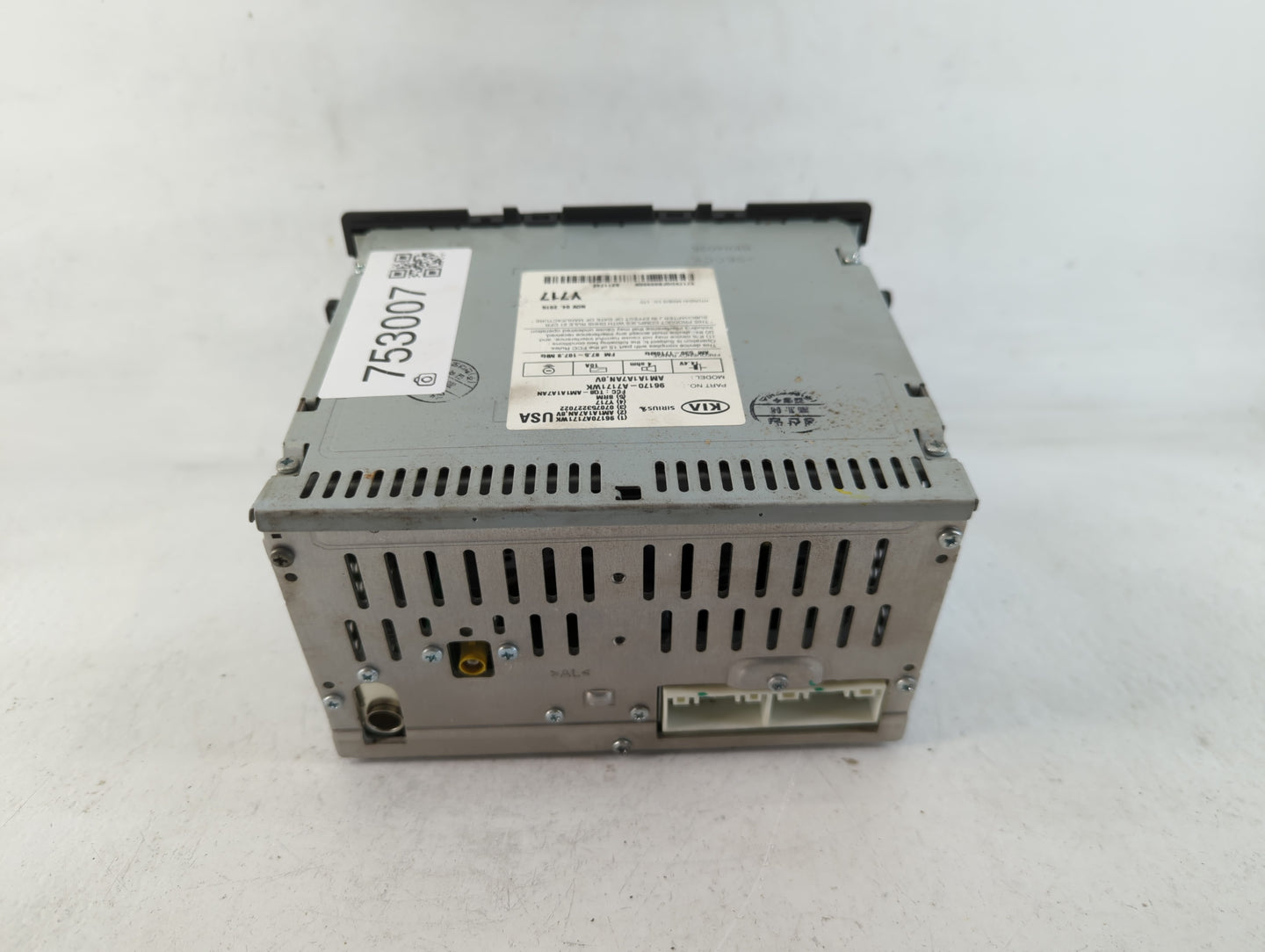 2014-2016 Kia Forte Radio AM FM Cd Player Receiver Replacement P/N:96180-A7290WK Fits Fits 2014 2015 2016 OEM Used Auto Part