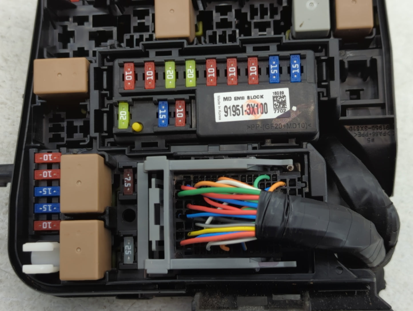 2014-2016 Kia Forte Fusebox Fuse Box Panel Relay Module P/N:91204 A7632 Fits Fits 2014 2015 2016 OEM Used Auto Parts - Oemus