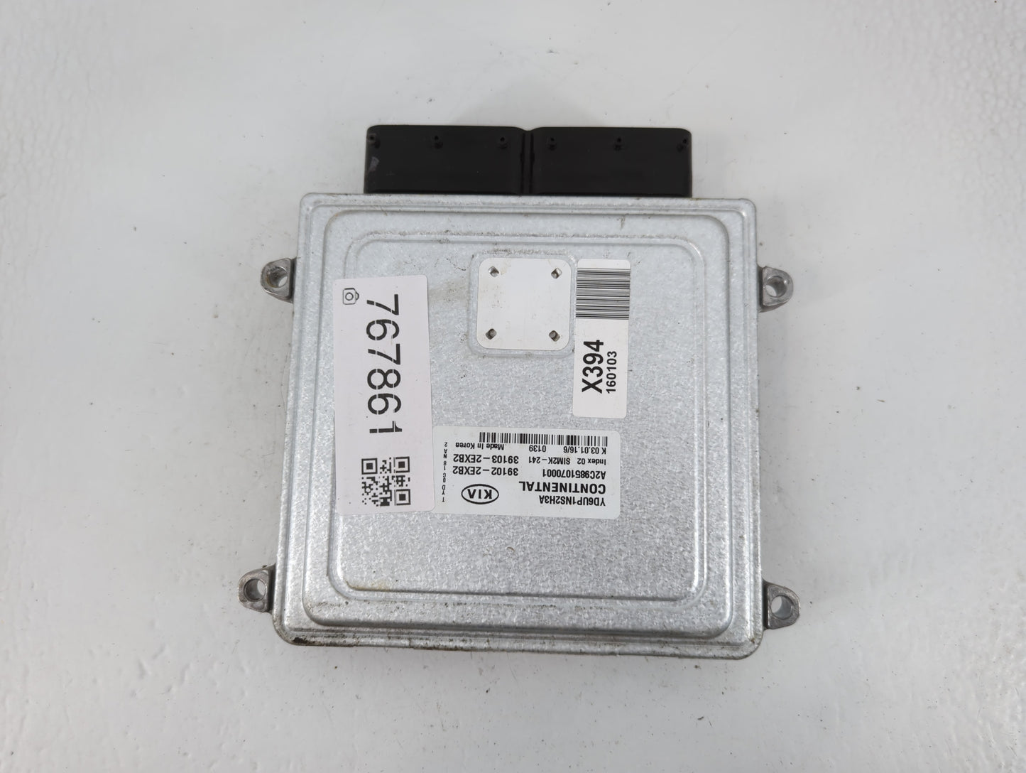 2016 Kia Forte PCM Engine Control Computer ECU ECM PCU OEM P/N:39103-2EXB2 39102-2EXB2 Fits OEM Used Auto Parts - Oemusedaut
