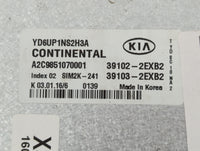 2016 Kia Forte PCM Engine Control Computer ECU ECM PCU OEM P/N:39103-2EXB2 39102-2EXB2 Fits OEM Used Auto Parts - Oemusedaut