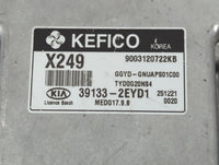 2016 Kia Forte PCM Engine Control Computer ECU ECM PCU OEM P/N:39133-2EYD1 Fits OEM Used Auto Parts - Oemusedautoparts1.com