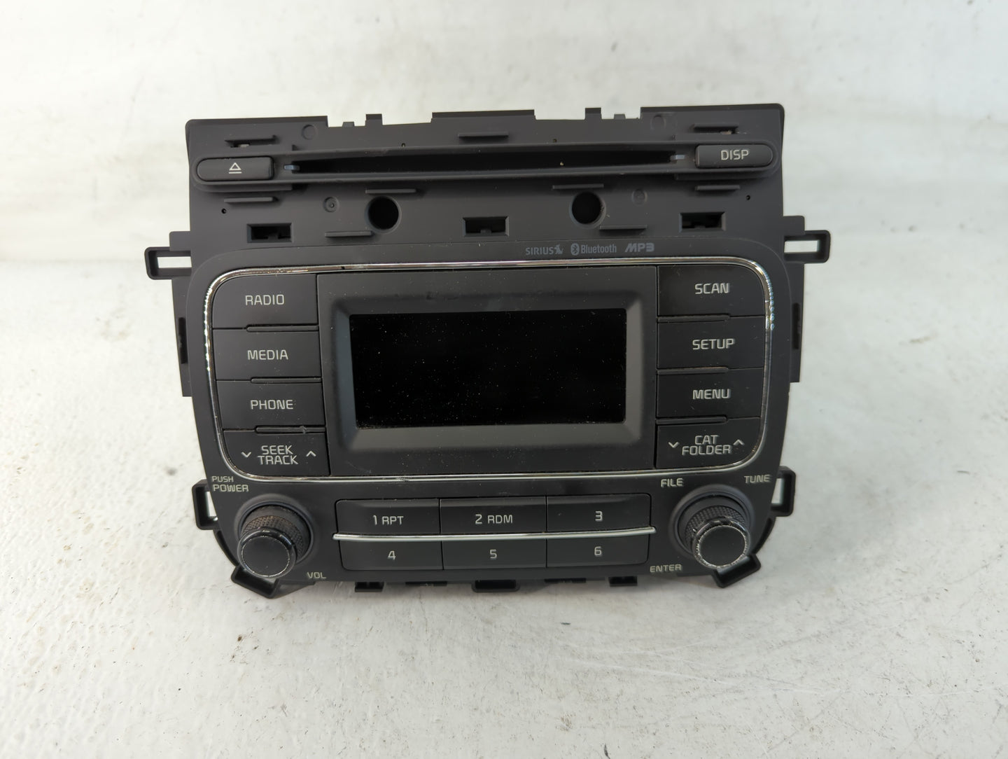 2015-2016 Kia Forte Radio AM FM Cd Player Receiver Replacement P/N:96170-A7771WK Fits Fits 2015 2016 OEM Used Auto Parts - O