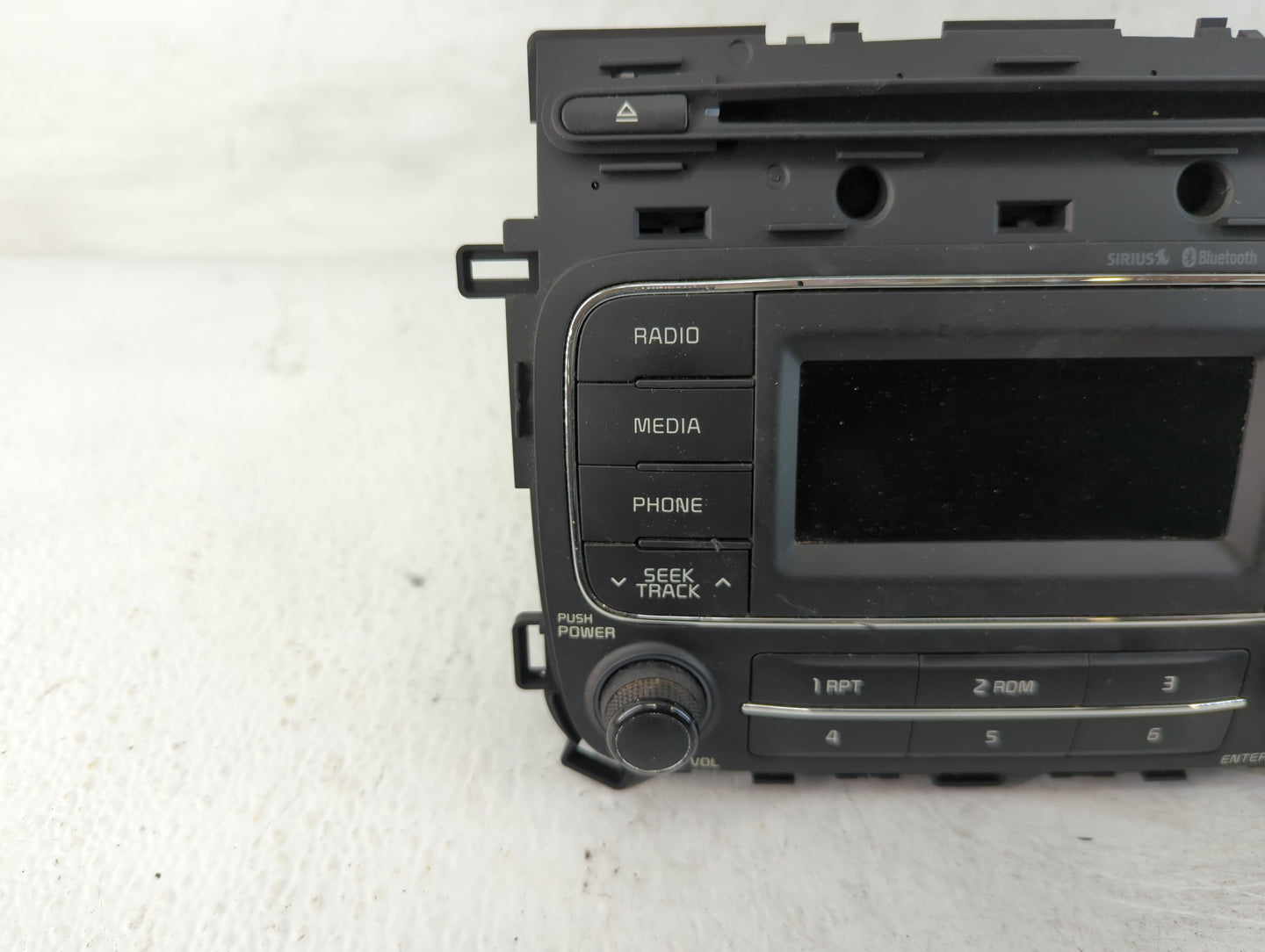 2015-2016 Kia Forte Radio AM FM Cd Player Receiver Replacement P/N:96170-A7771WK Fits Fits 2015 2016 OEM Used Auto Parts - O