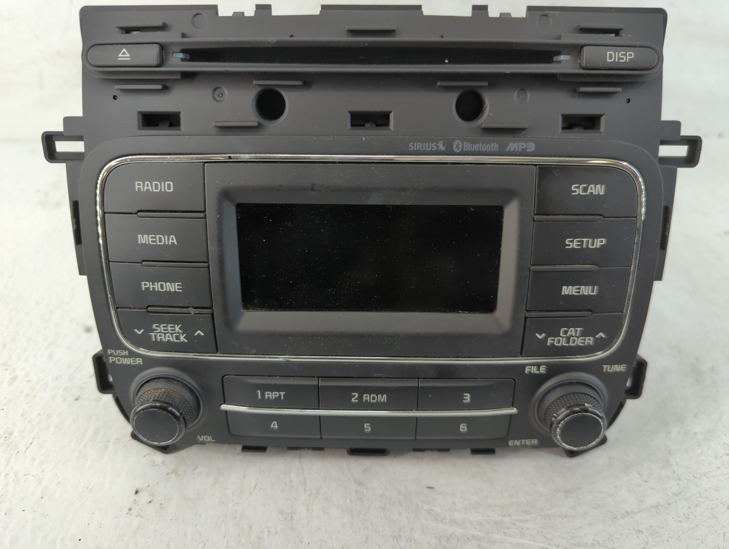 2015-2016 Kia Forte Radio AM FM Cd Player Receiver Replacement P/N:96170-A7771WK Fits Fits 2015 2016 OEM Used Auto Parts - O