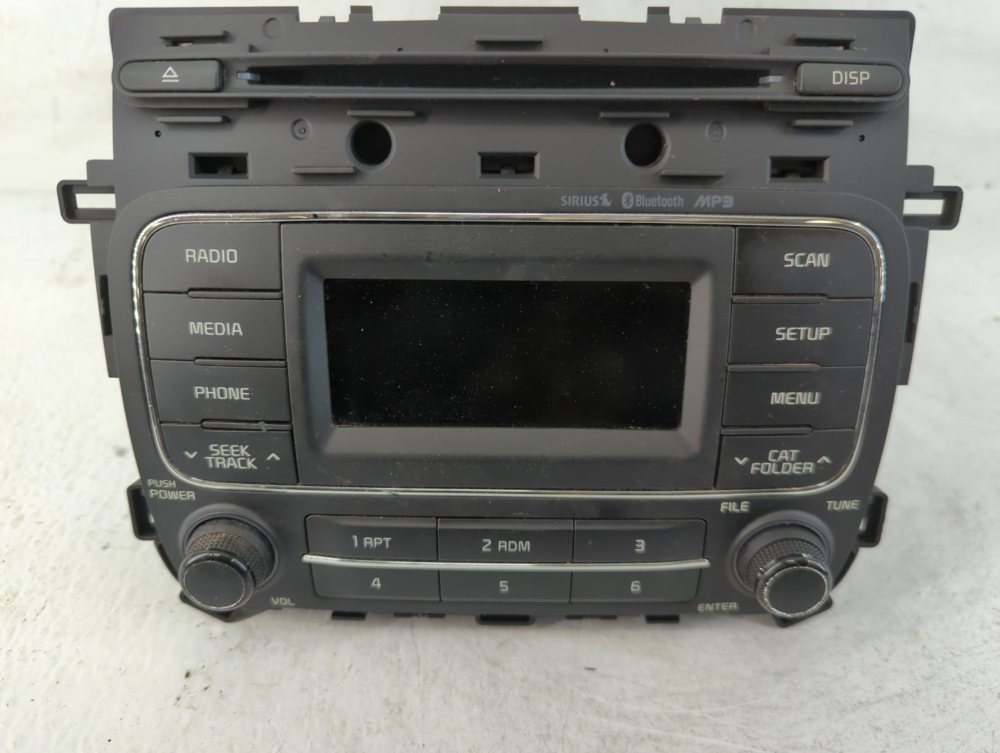 2015-2016 Kia Forte Radio AM FM Cd Player Receiver Replacement P/N:96170-A7771WK Fits Fits 2015 2016 OEM Used Auto Parts - O