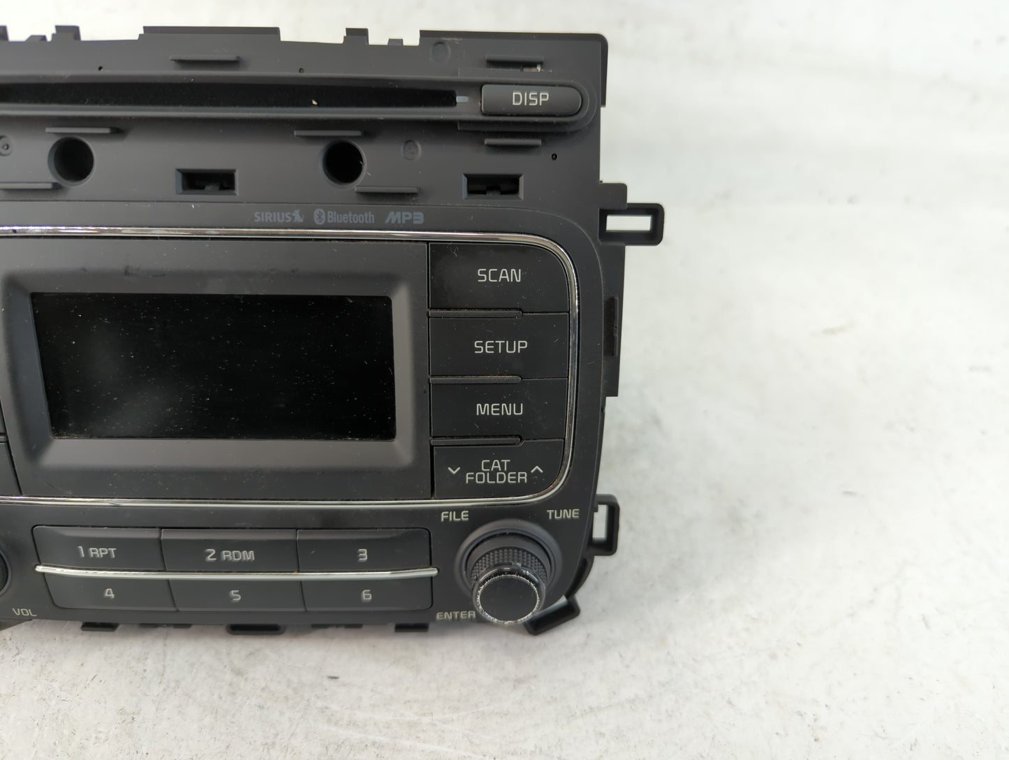 2015-2016 Kia Forte Radio AM FM Cd Player Receiver Replacement P/N:96170-A7771WK Fits Fits 2015 2016 OEM Used Auto Parts - O