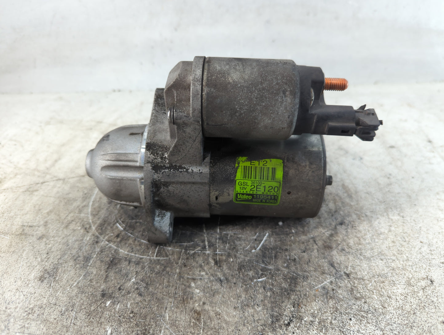2014-2016 Kia Forte Car Starter Motor Solenoid OEM P/N:1195411 36100-2E120 Fits Fits 2012 2013 2014 2015 2016 OEM Used Auto 
