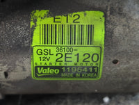 2014-2016 Kia Forte Car Starter Motor Solenoid OEM P/N:1195411 36100-2E120 Fits Fits 2012 2013 2014 2015 2016 OEM Used Auto 