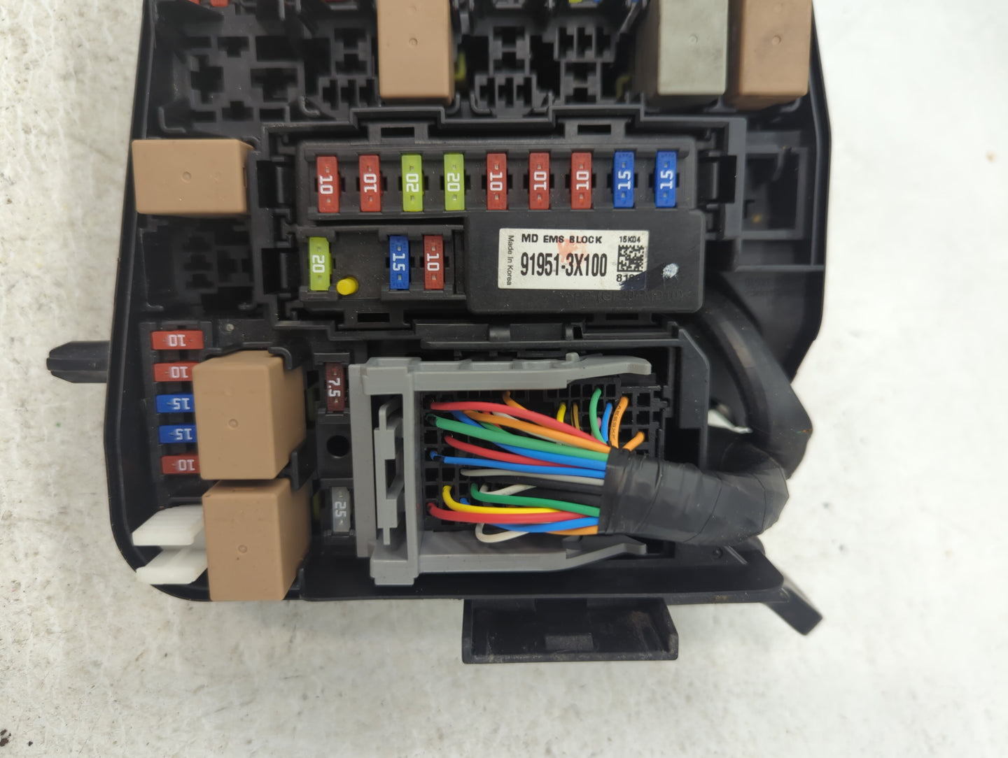 2014-2016 Kia Forte Fusebox Fuse Box Panel Relay Module P/N:91204 A7632 Fits Fits 2014 2015 2016 OEM Used Auto Parts - Oemus