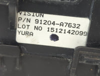 2014-2016 Kia Forte Fusebox Fuse Box Panel Relay Module P/N:91204 A7632 Fits Fits 2014 2015 2016 OEM Used Auto Parts - Oemus