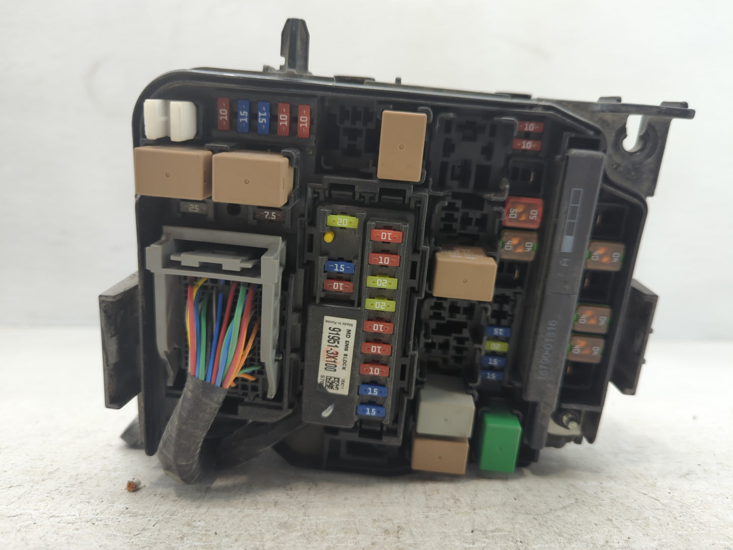 2014-2016 Kia Forte Fusebox Fuse Box Panel Relay Module P/N:91950-3X510 1512090217 Fits Fits 2014 2015 2016 OEM Used Auto Pa